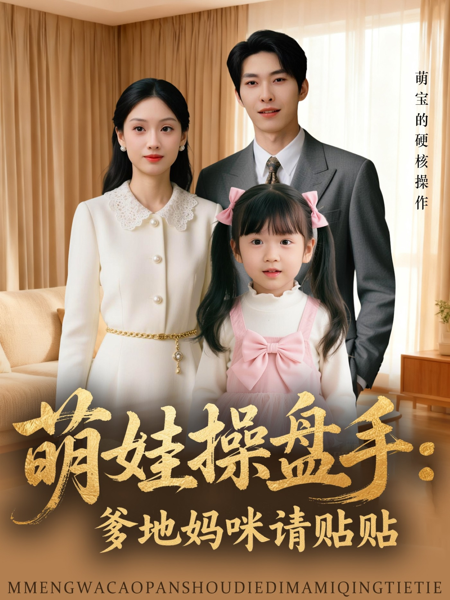 萌娃操盘手：爹地妈咪请贴贴海报