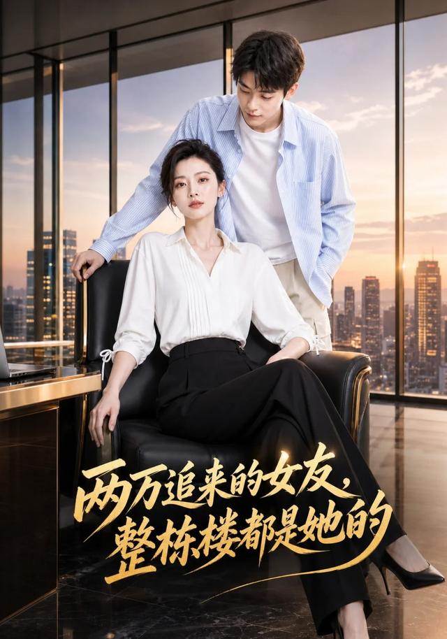 两万追来的女友，整栋楼都是她的海报