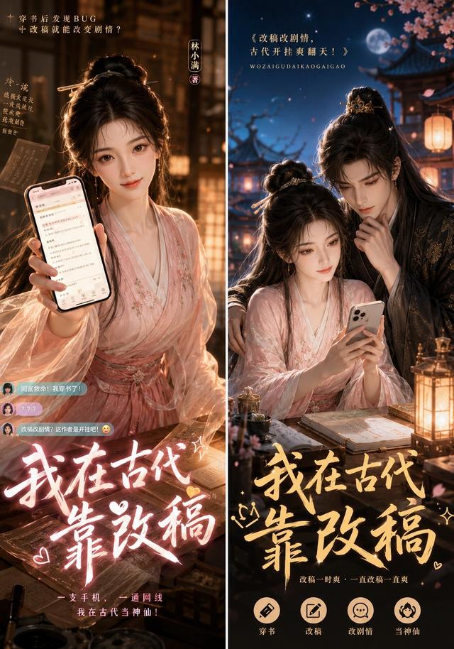 我在古代靠改稿海报
