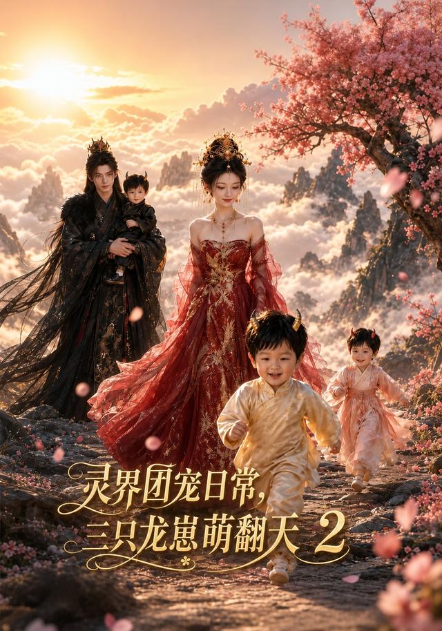 灵界团宠日常，三只龙崽萌翻天2海报