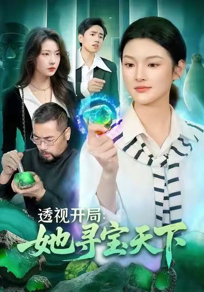 透视开局，她寻宝天下海报