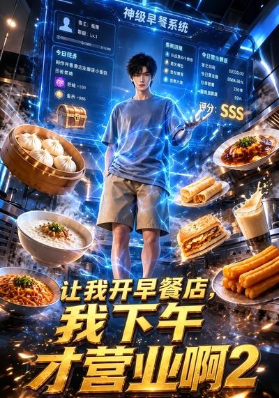 让我开早餐店，我下午才营业啊2海报