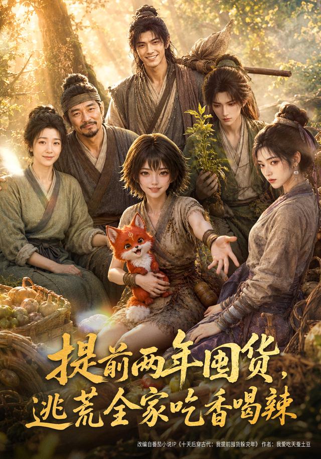 提前两年囤货，逃荒全家吃香喝辣海报