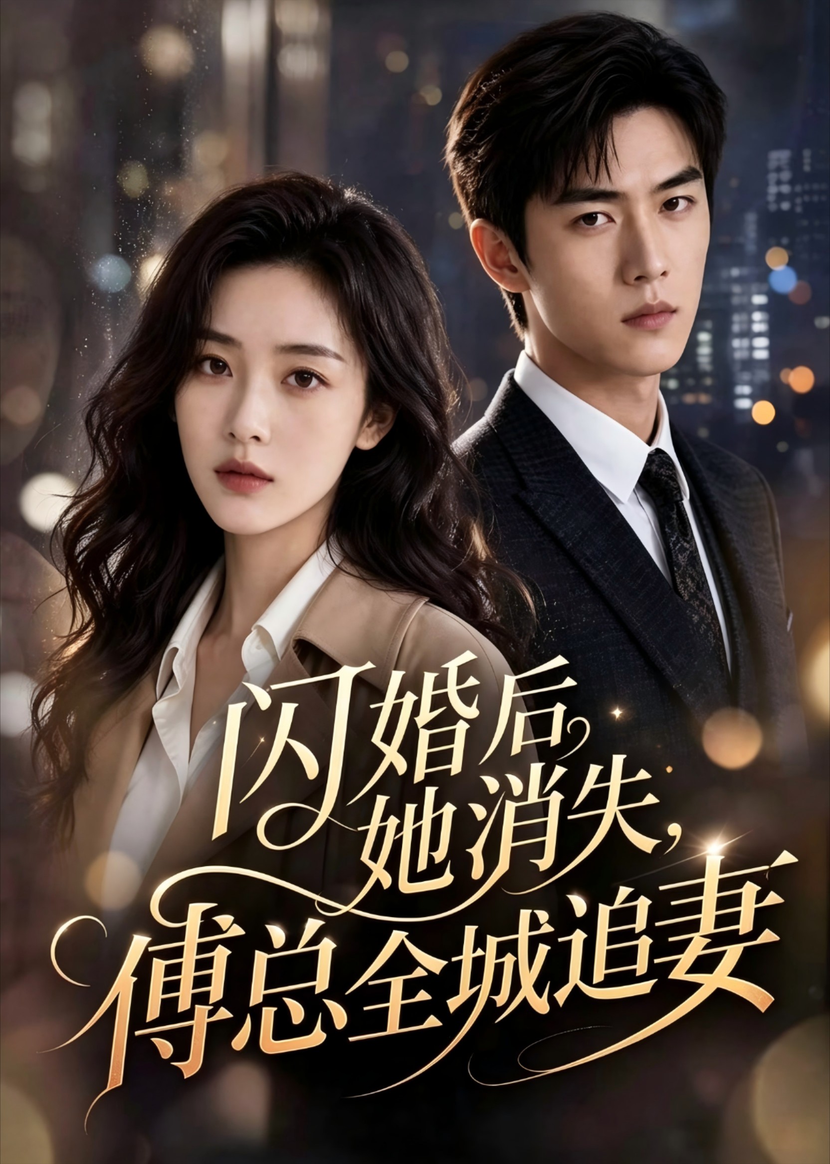 闪婚后她消失，傅总全城追妻海报