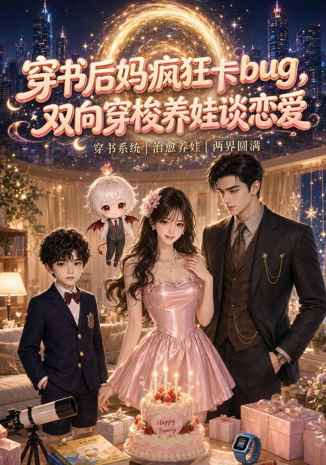 穿书后妈疯狂卡bug，双向穿梭养娃谈恋爱海报