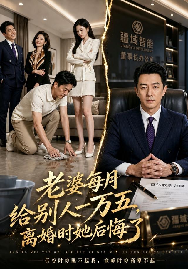 老婆每月给别人一万五，离婚时她后悔了海报