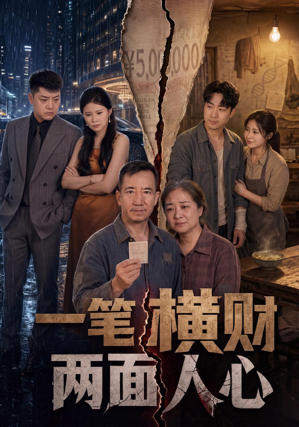 一笔横财，两面人心海报