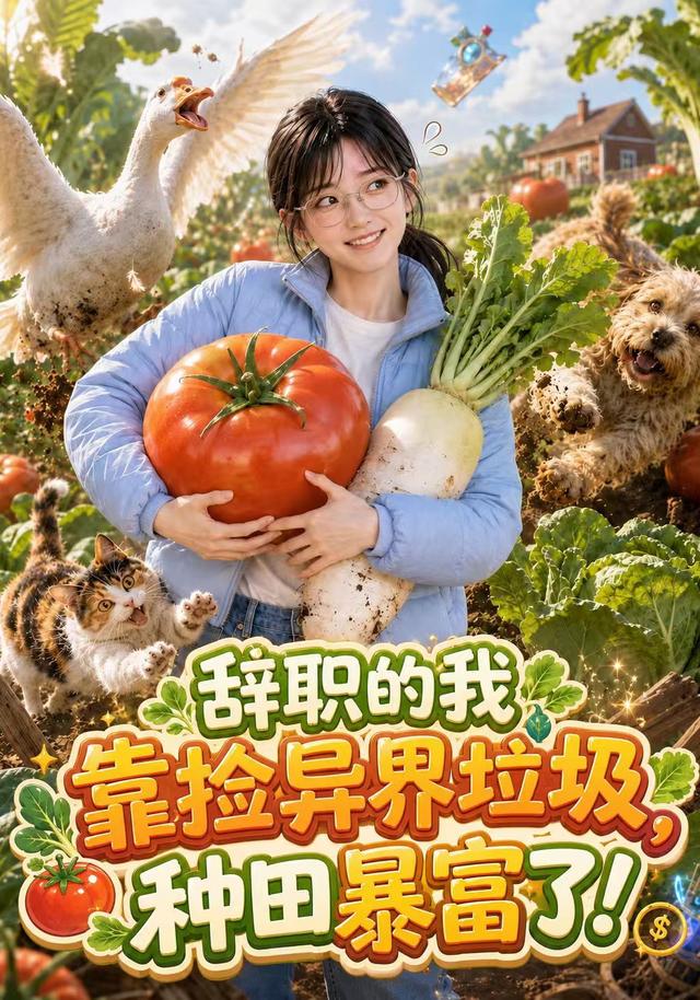 辞职的我靠捡异界垃圾，种田暴富了海报