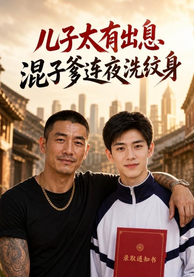 儿子太有出息，混子爹连夜洗纹身海报