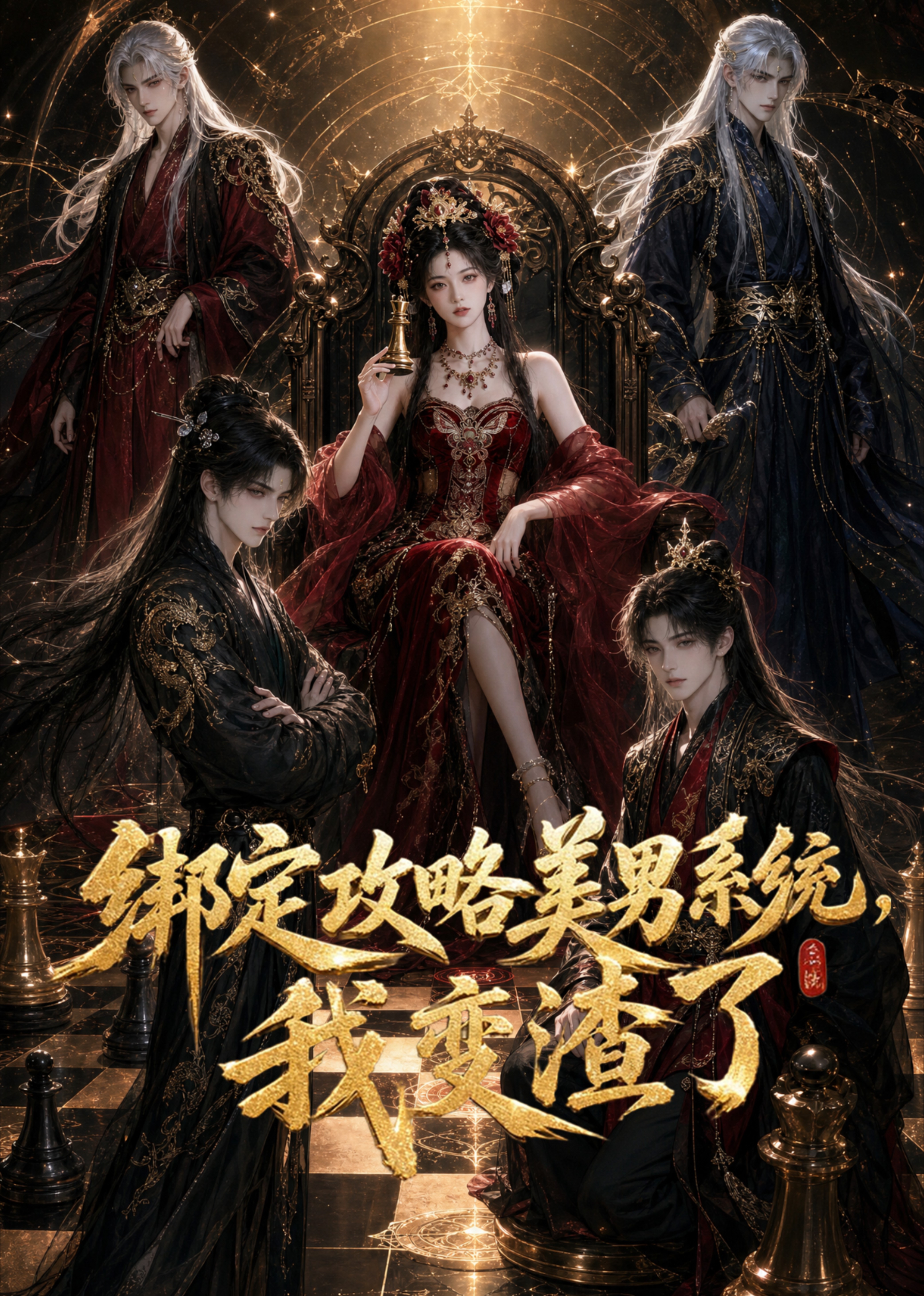 绑定攻略美男系统，我变渣了海报