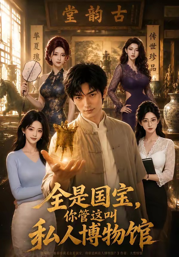 全是国宝，你管这叫私人博物馆海报
