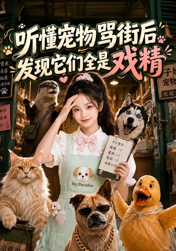 听懂宠物骂街后发现它们全是戏精海报