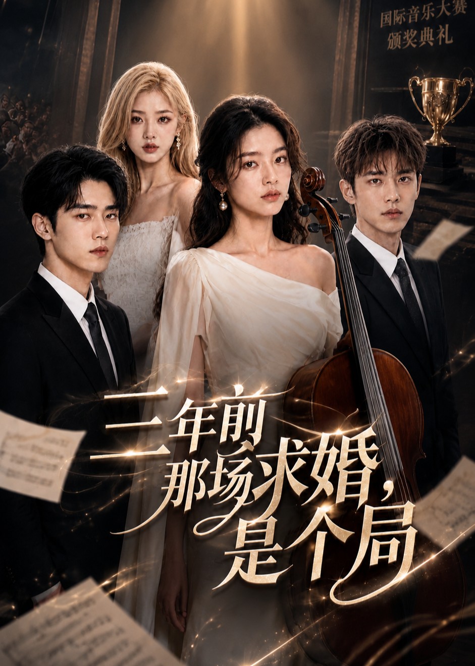 三年前那场求婚，是个局海报