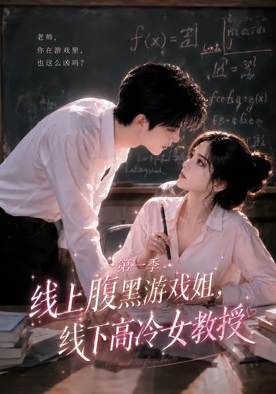 线上腹黑游戏姐，线下高冷女教授海报