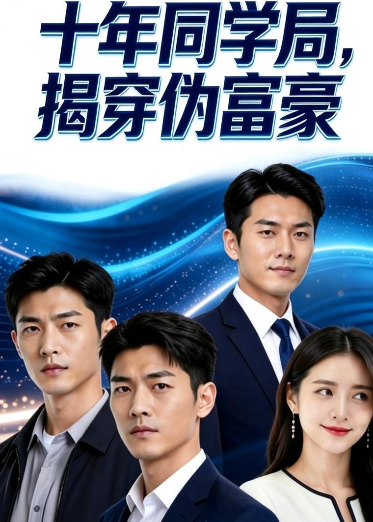 十年同学局，揭穿伪富豪海报