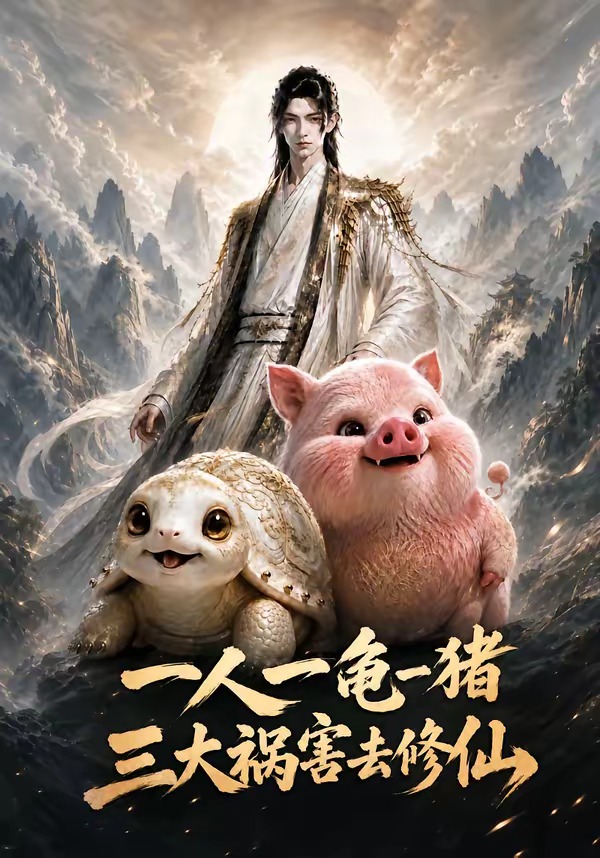 一人一龟一猪，三大祸害去修仙海报